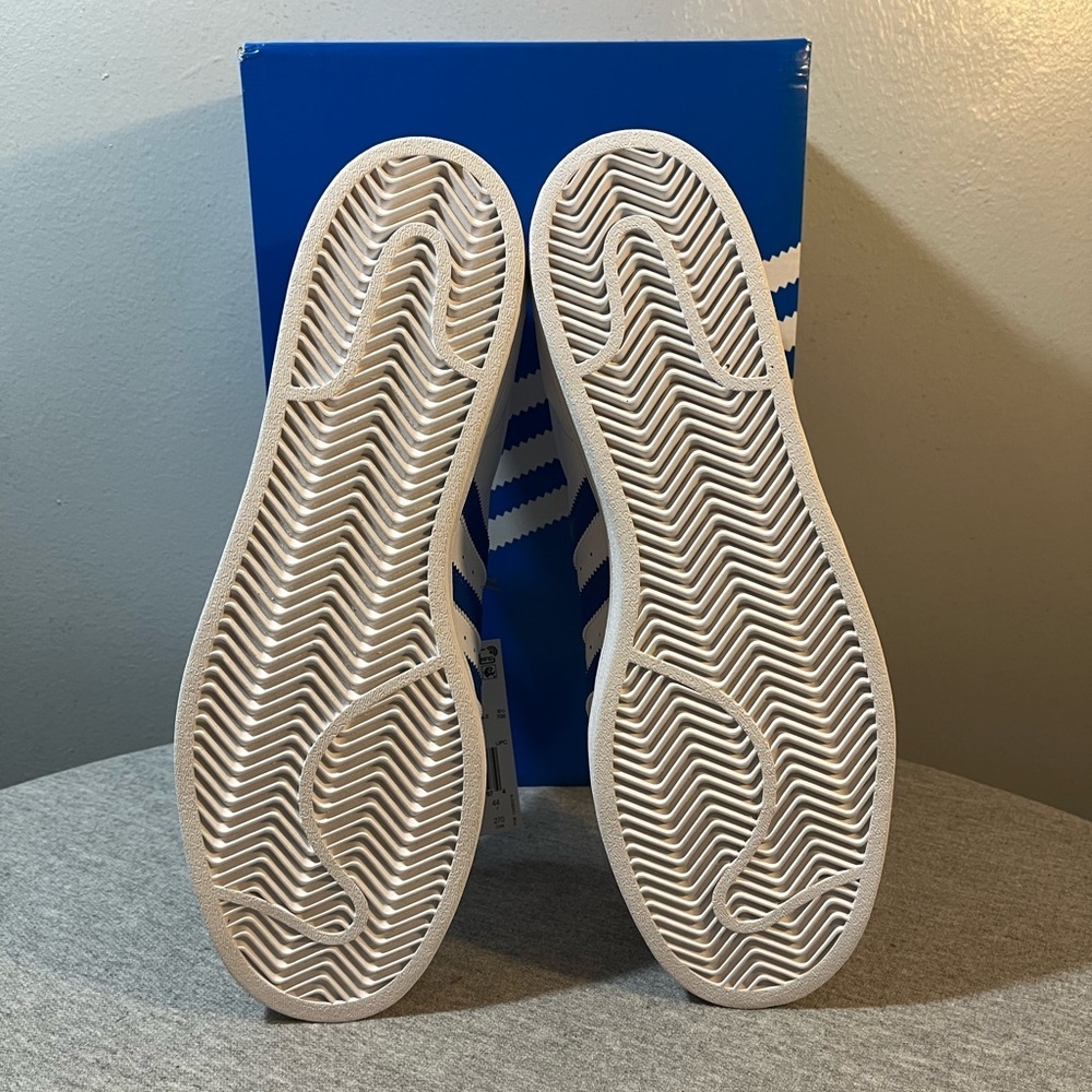 Adidas Superstar Cloud White Blue  Casual Sneakers Men's Shoe Size 10 IG9368​​ - Picture 6 of 12
